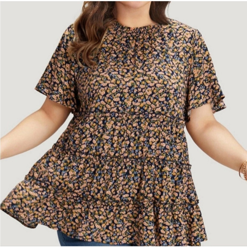 BloomChic Multicolor Floral Blouse